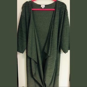Lularoe Medium PINTUCK Shirley - HUNTER GREEN!